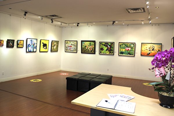 圖：《道法自然》廖武藏溫哥華個展在台灣文化中心展出，為期一月。（畫家廖武藏提供）