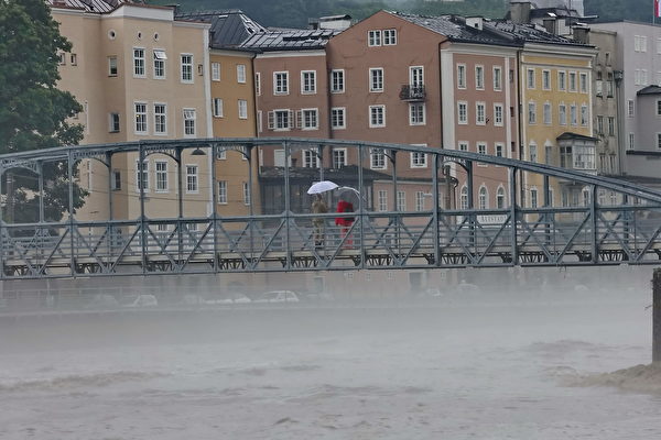 組圖：奧地利暴雨成災 多個地區成水鄉澤國