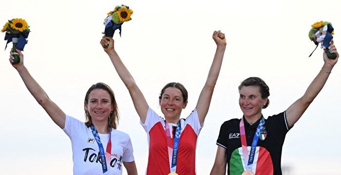 数学博士震惊东奥 女子自行车公路赛摘金