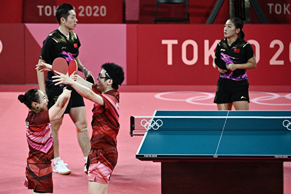 中国选手乒乓球混双失利 央视抢报夺金遭骂