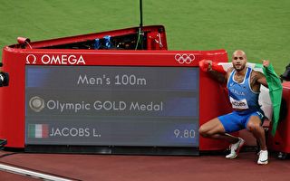 奧運男子百米決賽 意大利飛人雅各布斯封王