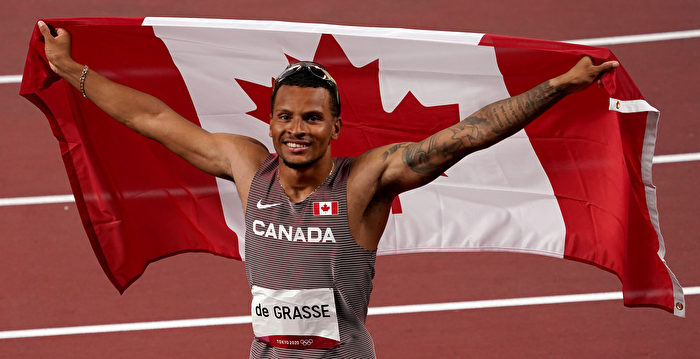 【东京奥运】男子200米 加拿大名将德·格拉斯摘金牌