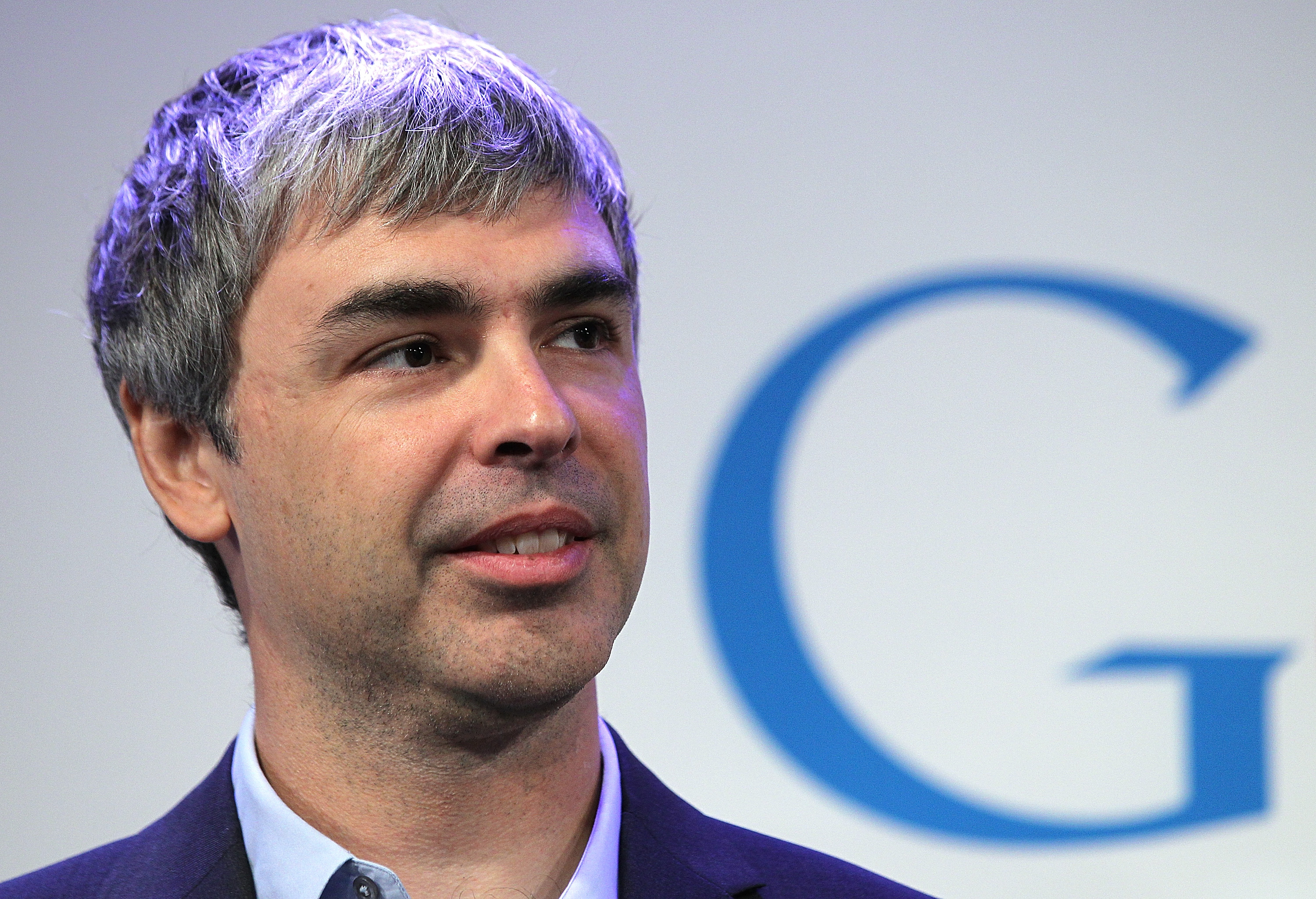 賴利·佩吉(Larry Page)資料照。( Justin Sullivan/Getty Images)