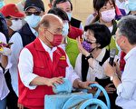 抵彰视察水患 苏揆：民生不分党派 治水工程赶快进行