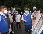 投83线25K山崩 武界隧道出口遭土石淹没