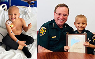 實現夢想 5歲抗癌小鬥士成「名譽警官 」