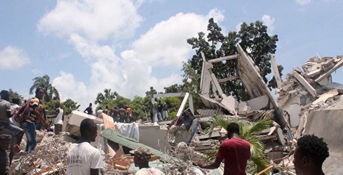 海地地震死亡增至1300 热带风暴威胁救援