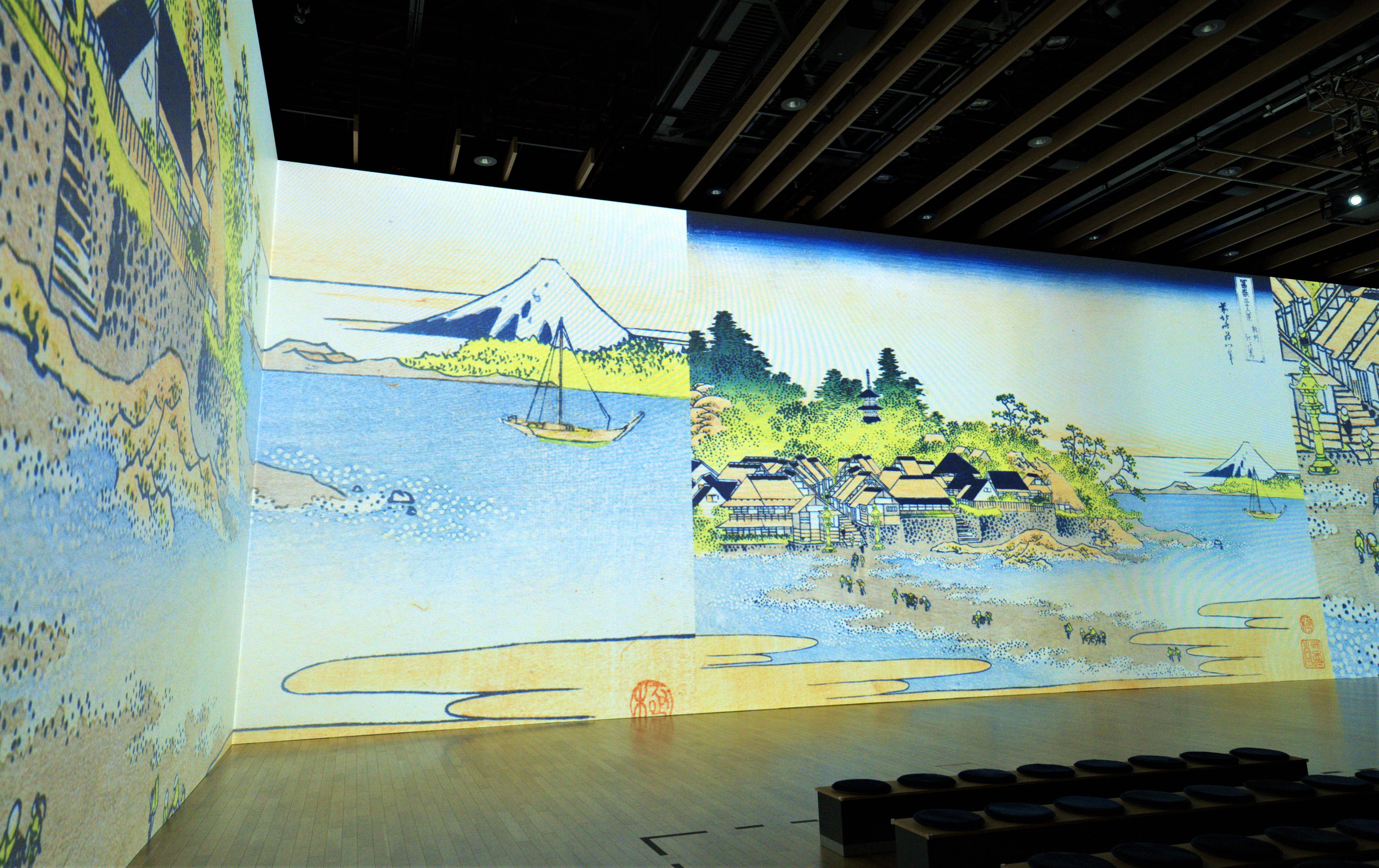 数码巨屏再现日本近代5位绘画大师经典画作| 昭和| 画家| 大纪元