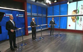 競選州長辯論會 三位候選人回答多個話題