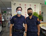 山羌带伤马路乱窜 暖警火速抱上警车
