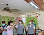 苗栗縣長視察校園 防疫準備工作