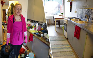 芬兰女子免费帮网友清理房间 室内变化惊人