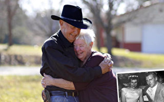老夫妻婚後60年首次拍合影 紀錄永恆愛情