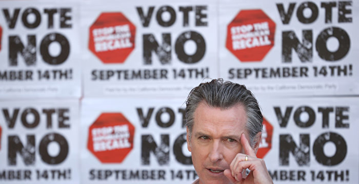 加州罢免选举初统计 纽森或留任