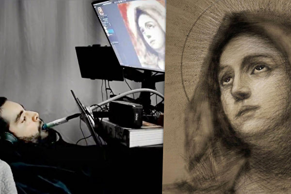 勵志 加州29歲男四肢癱瘓 學會用嘴畫畫