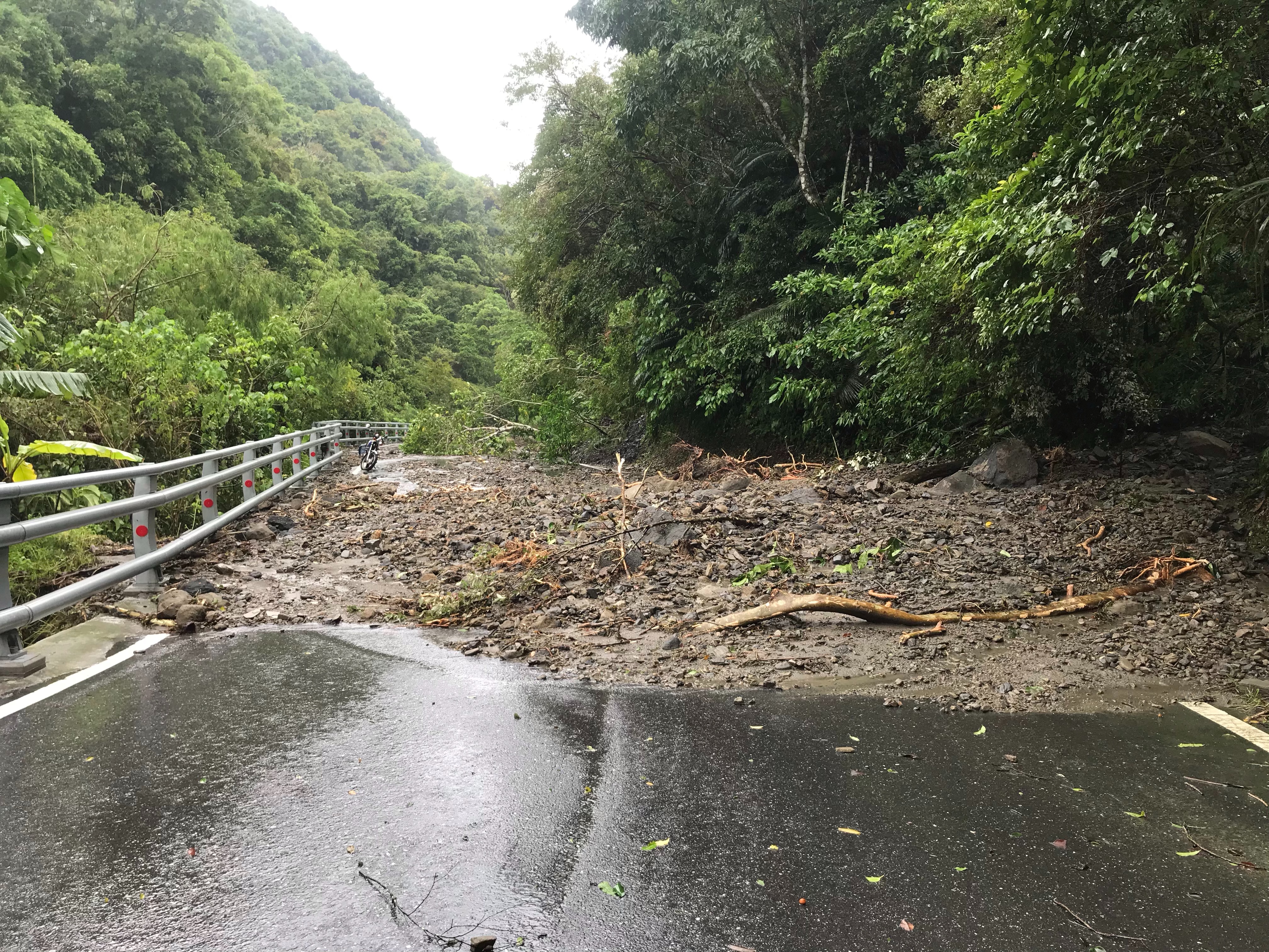 圆规台风停班停课花莲通报103件灾情 封闭 大纪元