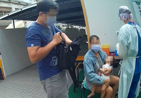 1歲童打麻疹疫苗突抽搐，大園警協助開道送醫。