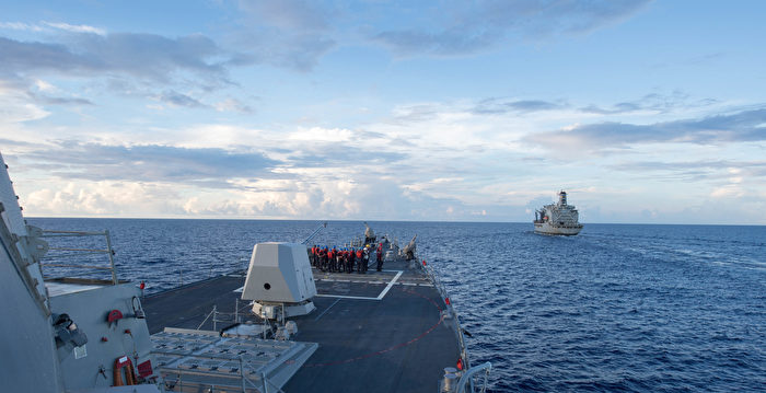 美军证实美加军舰联合通过台湾海峡