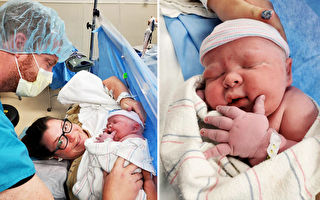 經歷19次流產 美國媽媽喜誕6.4公斤巨嬰