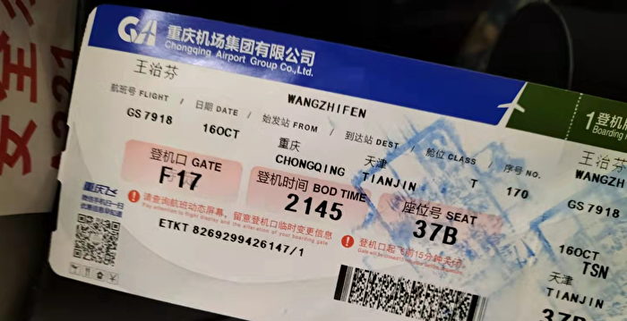 在天津机场被警带走 重庆访民王治芬失联