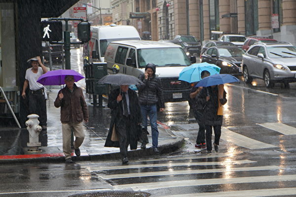 本周日 旧金山湾区将迎来降雨及阵风