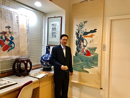 唐代 中国古画 旧蔵 書道 書画 【書畫宗師 張旭 佛經書法畫 純