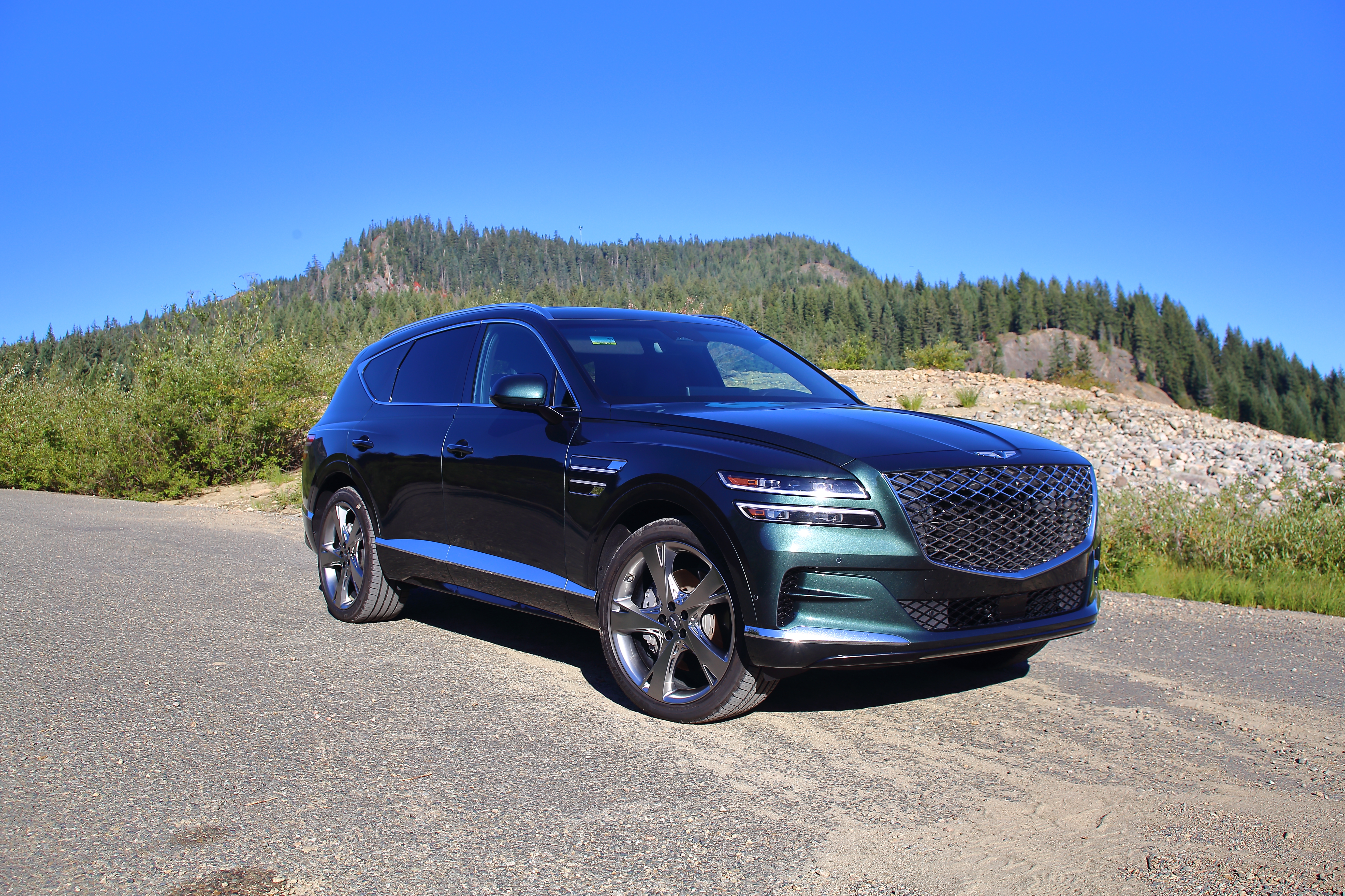 2021 Genesis GV80 3.5T Prestige。〈李奧/大紀元〉