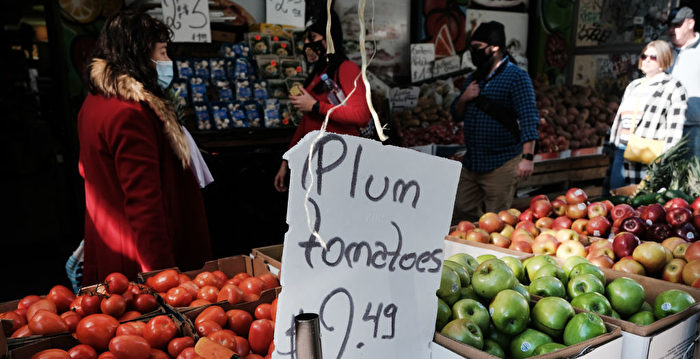 全球食品价格飙升 一年内上涨30%