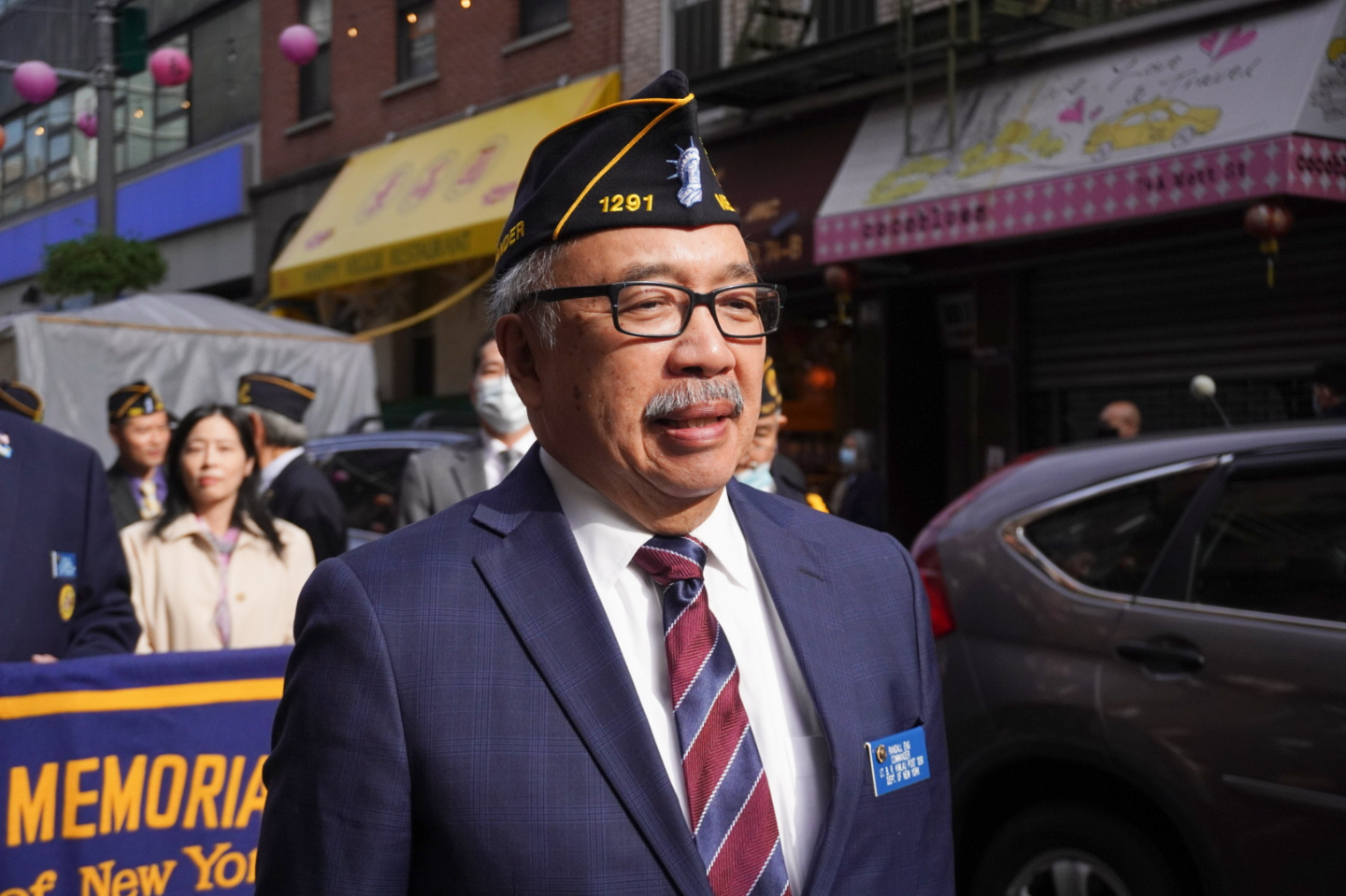 纽约华裔退伍军人会主席伍元天。