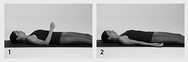 傑克布森漸進式肌肉放鬆法的步驟1、步驟2。（商周提供）