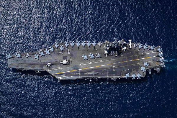 美軍關島測試鐵穹 發布航母南海演訓照片
