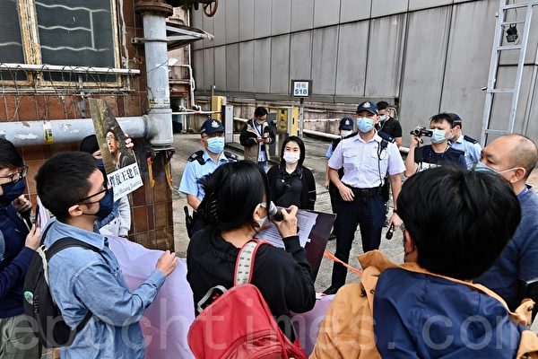 社民连到中联办 抗议 要求释放所有政治犯