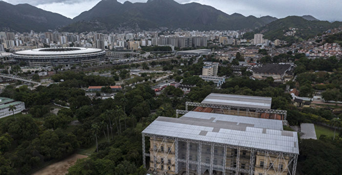 组图：三年前遭祝融 巴西国家博物馆开始重建