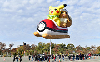 梅西感恩节游行 新款巨型气球试飞亮相