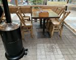 亚当斯吁白思豪 恢复户外用餐区丙烷暖气