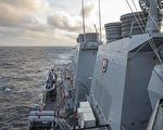 美國軍艦再度穿越台灣海峽