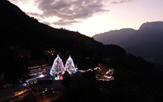 云端上的耶诞树  “山谷灯光节”梨山登场