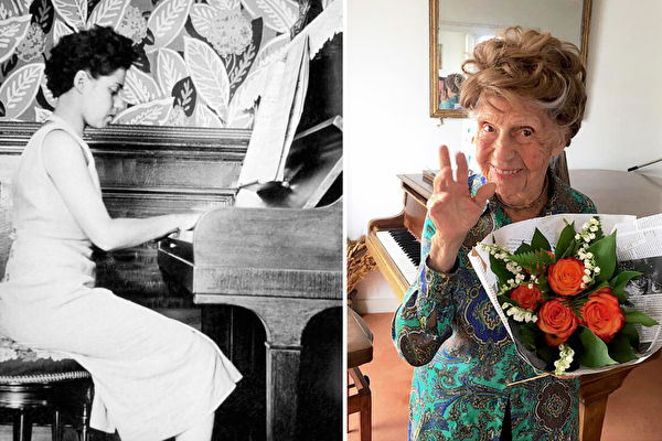 107岁钢琴家坚持弹奏出专辑 ：心中永保年轻
