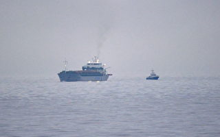 丹麦船只与英国货船相撞后翻覆 两人失踪