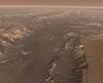 火星大峽谷內發現大量水 面積等同於荷蘭