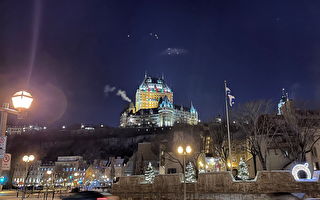 組圖：加拿大魁北克彩燈勝景迎新年