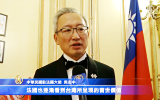 台湾驻法大使与侨委向法国华人祝贺新年