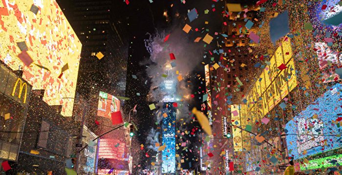 组图：从纽约到巴黎 Omicron笼罩下全球迎新年