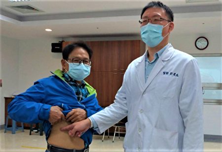 接受二次肿瘤消融术后，吴先生目前肝肿瘤已完全消融。