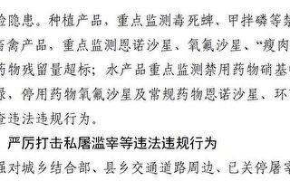 【翻牆必看】內部文件證實 中國肉含禁用藥物