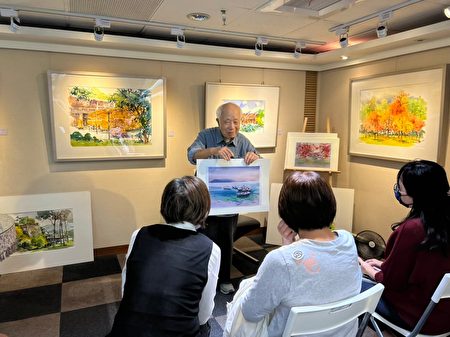 高齡92歲的國寶級水彩大師孫少英，首創以水彩畫「談美」，帶領民眾體驗藝術家從生活中俯拾可得的美學品味。