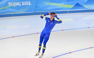 瑞典范德普尔5000米速滑夺冠 破奥运纪录