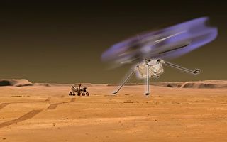 研究：火星直升機飛行可使空氣發出藍光