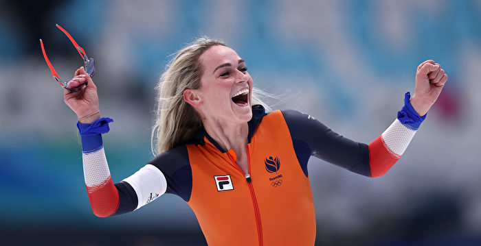 荷兰女将再破奥运纪录 5000米速滑夺金