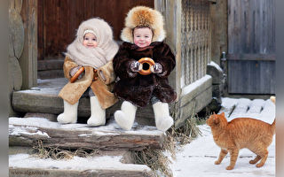 組圖：俄羅斯幼童的冬季寫真 可愛極了
